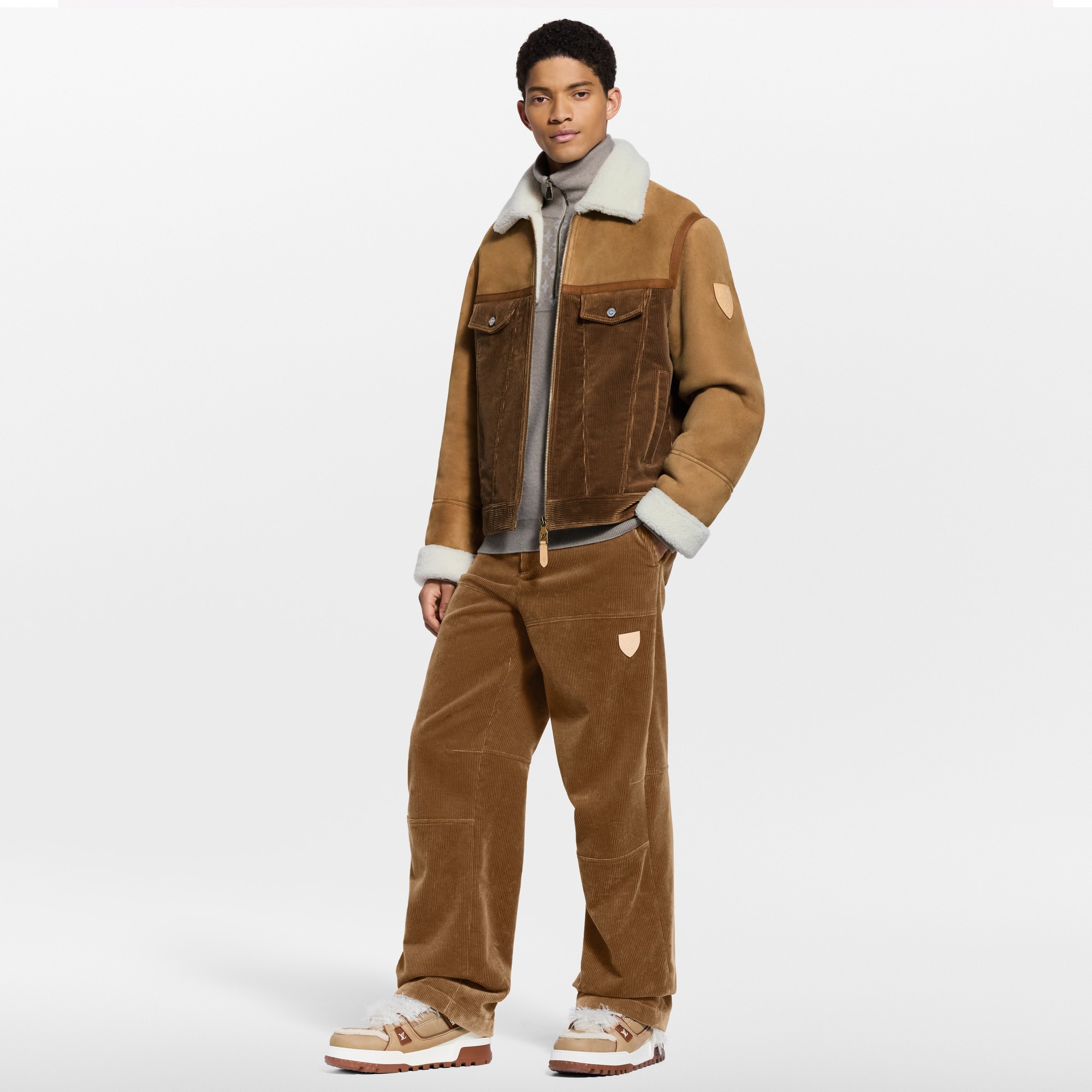 Casual Corduroy Trousers - Luxury Brown | LOUIS VUITTON